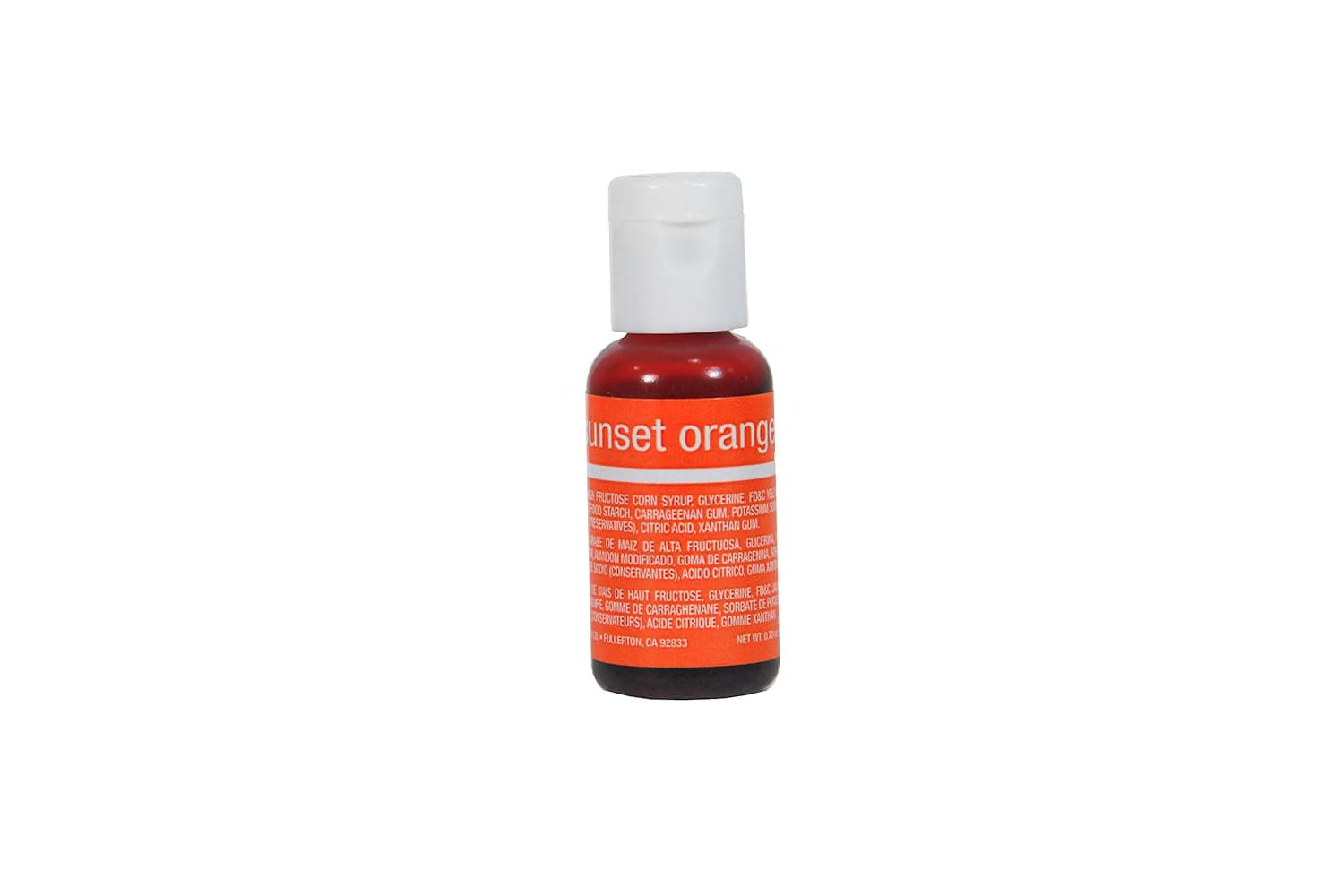 Chefmaster Liqua- Gel, Sunset Orange, 20 ml