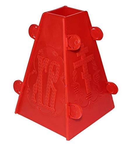 Alexandria Int Red Russian Pascha Paskha Easter Xb Plastic Cheese Mold 1 KG