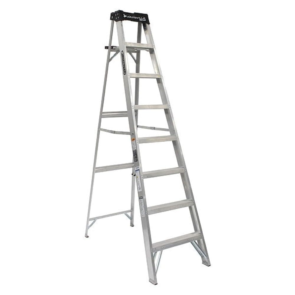 Louisville Ladder 8-Foot Aluminum Step Ladder, 300-Pound Load Capacity, Type IA, AS3008