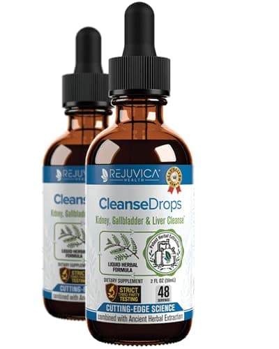 Cleanse Drops - Advanced Kidney & Gallbladder Cleanse Support Supplement - Liquid Delivery for Better Absorption - Chanca Piedra Used in Amazonian Rainforest