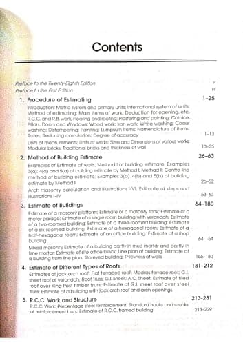 ESTIMATING AND COSTING IN CIVIL ENGINEERING (THEORY & PRACTICE), 28TH EDITION