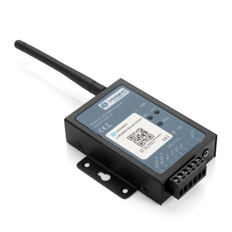 - Dragino RS485 / Modbus to LoRaWAN Converter