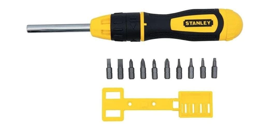 Stanley 10 pcs Multi-Bit Ratcheting Screwdriver-68-010-22