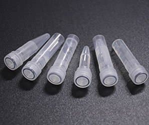 Conical Bottom Screw Cap Micro-Centrifuge Tubes, 1.5mL, 500/pkg. Sterile with Cap.
