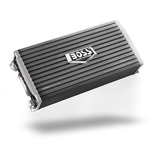 BOSS Audio Systems AR4000D Armor 4000 Watt, 1, 2, 4 Ohm Stable Class D Monoblock Car Amplifier with Remote Subwoofer Control