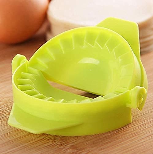 Dwiza Enterprise Small Size Momos & Dumpling Maker Mould Machine | Manual Gujiya/Gujia Karanji Ghughra Momos Maker/Dough Press for Kitchen (Assorted Colours, Pack of 2)