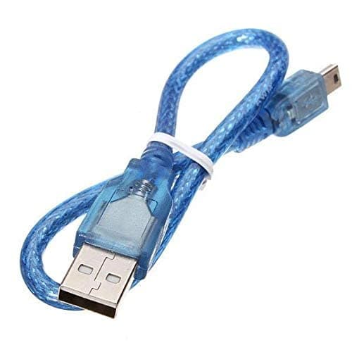 SRP Cable for Arduino Nano (USB 2.0 A to USB 2.0 Mini B) - Blue, 30cm