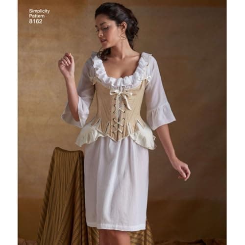 Simplicity Creative Patterns 8162 Misses' 18th Century Undergarments, R5 (14-16-18-20-22)