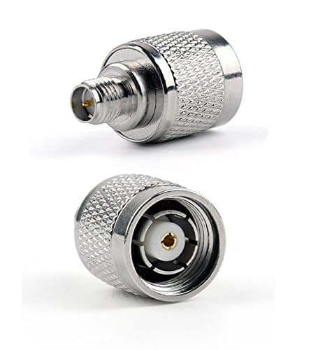 DHT Electronics 2PCS RF Coax Coaxial Adapter RP-SMA to RP-TNC for WiFi Antenna