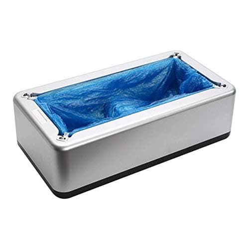 HLL Automatic Shoe Cover Dispenser with 100Pc Disposable Plastic Boot Shoe Cover,H002D