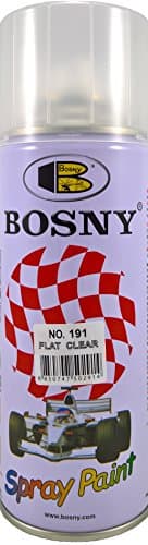 Bosny Aerosol Spray Paint (400 ml, Clear Lacquer Flat - Matte)