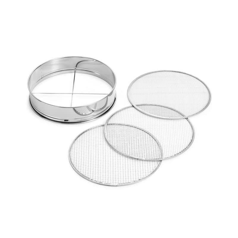 3 Mesh Sieve Stainless Steel 300 mm