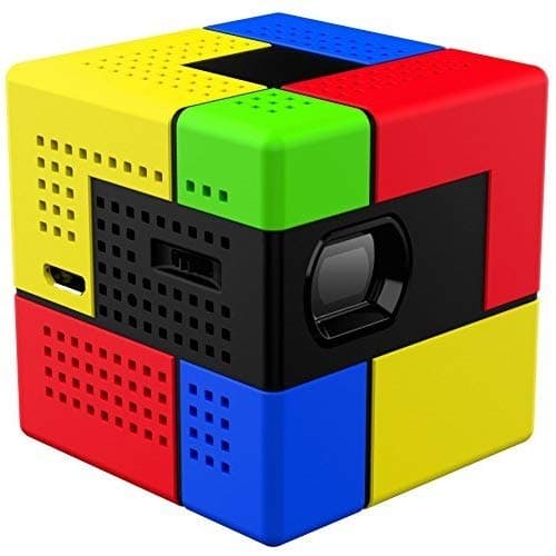 Smart Beam, Portable Mini Projector, Compatible with iOS/Android (1.80-inch, Art)