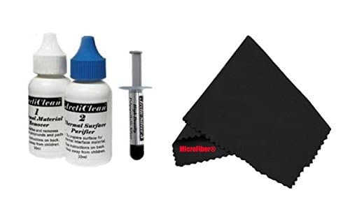 Arctic Silver5-3.5 Grams with ArctiClean 60 ML Combo Kit + Microfiber (7" X 6") Cleaning Cloth