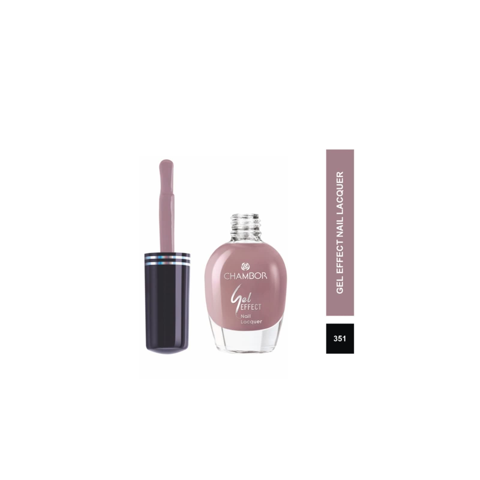 Gel Effect Nail Lacquer, Brown No.351, 10ml