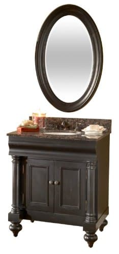 725-3000-P Guild Hall 30-Inch Vanity in Distressed Pecan Sherwin Williams Finish, Vanity Only
