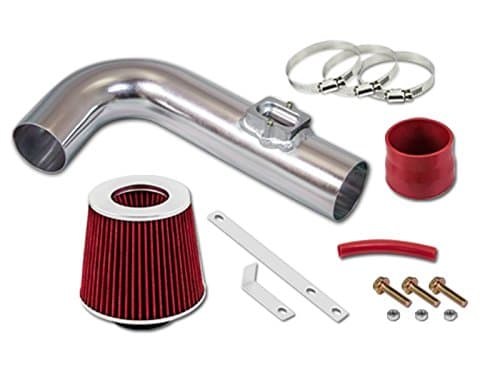 Velocity Racing Red Short Ram Air INTAKE System + DRY AIR FILTER Kit For CHEVROLET 11-15 Cruze 1.4L Turbo/12-15 Sonic 1.4L Turbo