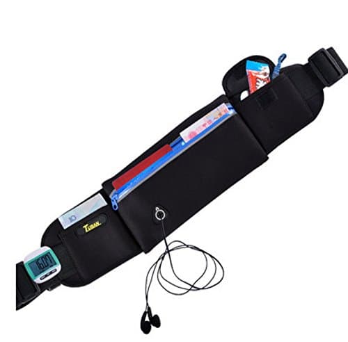 Tila Running Belt, Waste Pack Belt, Exercise Runner Belt for Running, Hiking, Traveling, Jogging