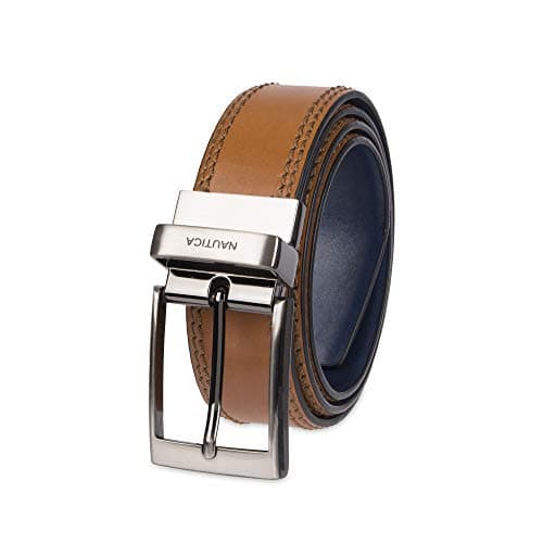 Nautica Men's Leather Reversible Belt