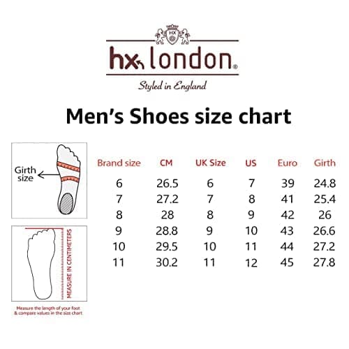 hx london Leather Brogue Boot (Lace-up)