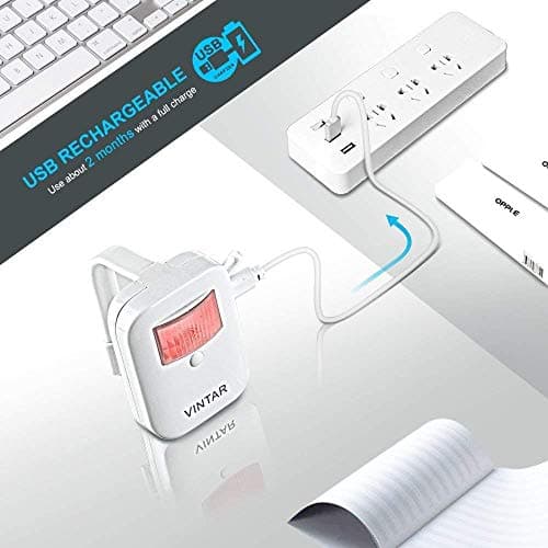 3 Pack Vintar Rechargeable 16 Color Motion Sensor LED Toilet Night Light, 5 Stage Dimmer, IP67 Waterproof, Light Detection