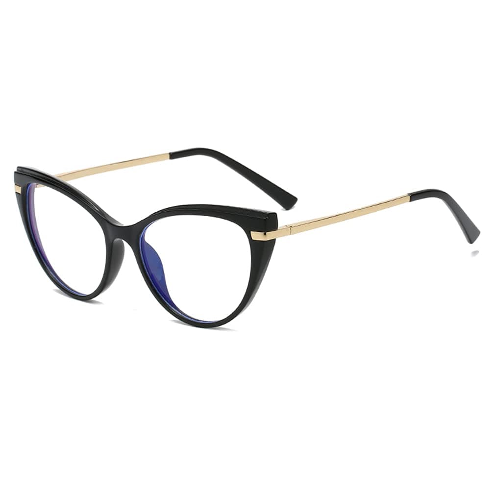Blue Light Blocking Glasses Women Anti Eye satrain Computer Cat eye Eyeglasses Cateye Clear Frame