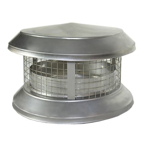 8" Dia. I.D. Class A, All Fuel, SS Chimney Cap for 8" Shasta Vent Chimneys