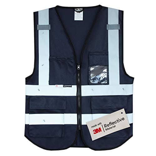 Salzmann Multi-Pocket Working Vest - Reflective Vest - Made with 3M Reflective Material