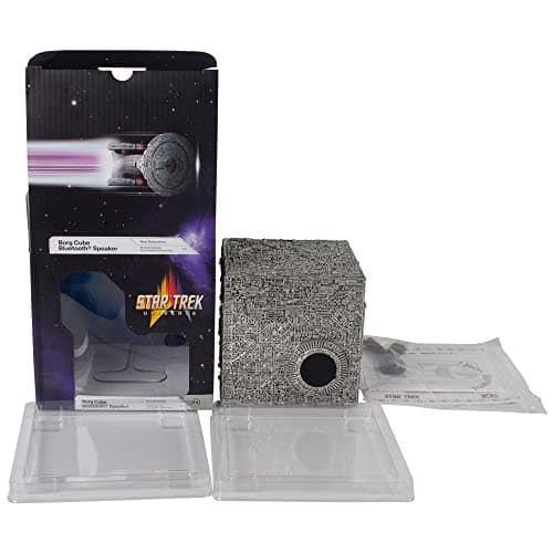 Fametek STBORG - Star Trek: The Next Generation - Borg Cube Bluetooth Speaker with LED & Sound Effects
