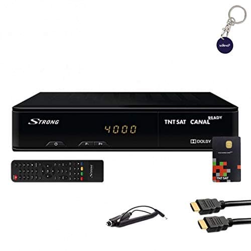 Strong SRT 7404 HD Receiver Pack + TNTSAT Viaccess Card + HDMi Cable + 12V Cable