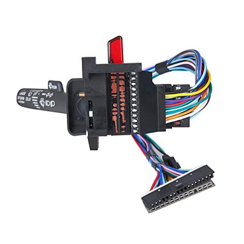 Multi-Function Combination Switch Gray for | Chevy Tahoe, Blazer, Suburban, GMC K1500 & More | Replaces Part # 2330814, 26100985, 26036312 | Turn Signal, Wiper, Washers, Hazard Switch, Cruise Control