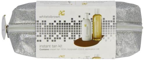Whitetobrown Instant Tan Kit Includes Instant Tan, Bodywash and Application Mitt