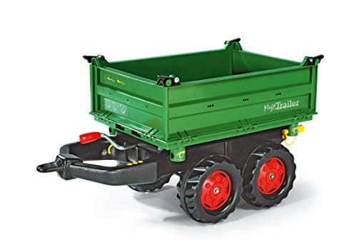 Rolly Toys Mega Trailer Tractor Attachment, Green