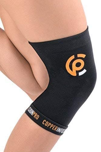 Copper Compression Knee Sleeve Support Brace-Arthritis Relief&Pain-Sports,Gym (XXL)