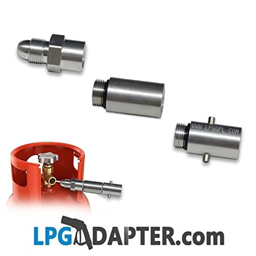 Refill Autogas Propane Bottle Adapter - UK Bottle (for use with caravan camper cooking motorhome)