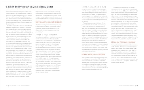 The Beginner's Guide to Cheese Making: Easy Recipes and Lessons to Make Your Own Handcrafted Cheeses