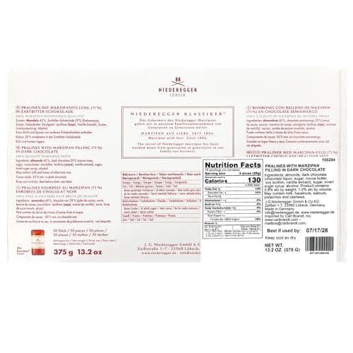 Niederegger Marzipan Classic (1 x 400 Gram)
