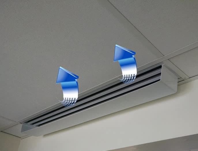 Linear Air Diverter-48"x 5.5"-white (#4875-48x5.5)