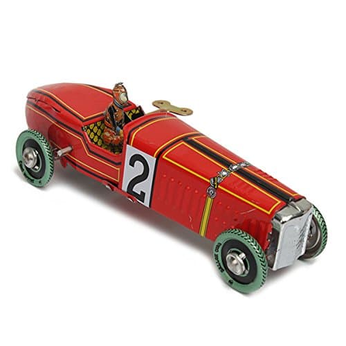 My Toots Vintage Wind Up Racing Car Model Clockwork Tin Toy Collectible Gift