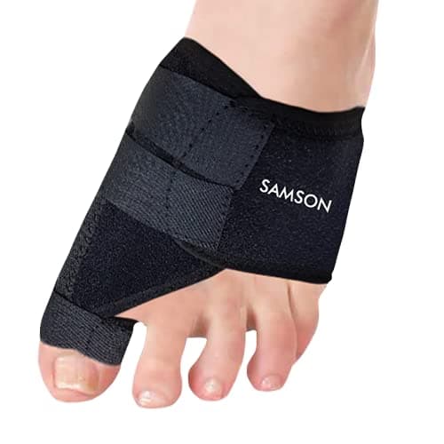 Samson Orthotics NEW HALLUX VALGUS SPLINT - Helps Bunion Correction, Helps Alignment of Toe in Three Directions - Up, Down and Sideways, Fits Left or Right, Unisex,Non toxic, Universal