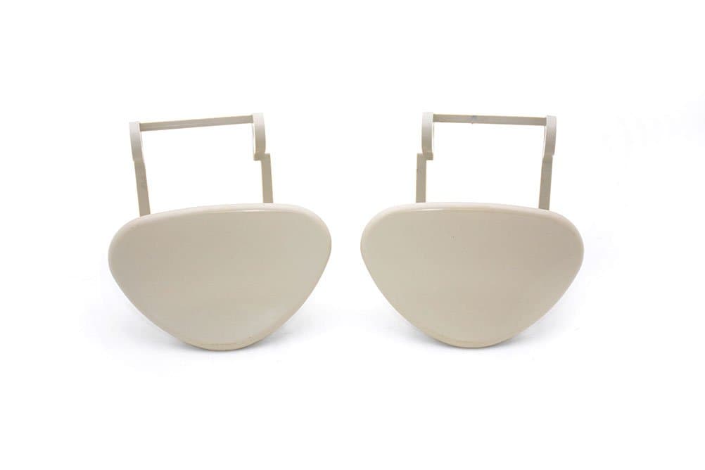 1Pair Front Bumper Headlight Headlamp Washer Nozzle Jet Cover Cap 2038800705 2038800805 Generic fit for Mercedes Benz C-Class W203 2000-2006