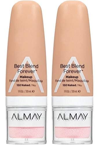 Almay Best Blend Forever Makeup, Naked #150 (2-Pack)