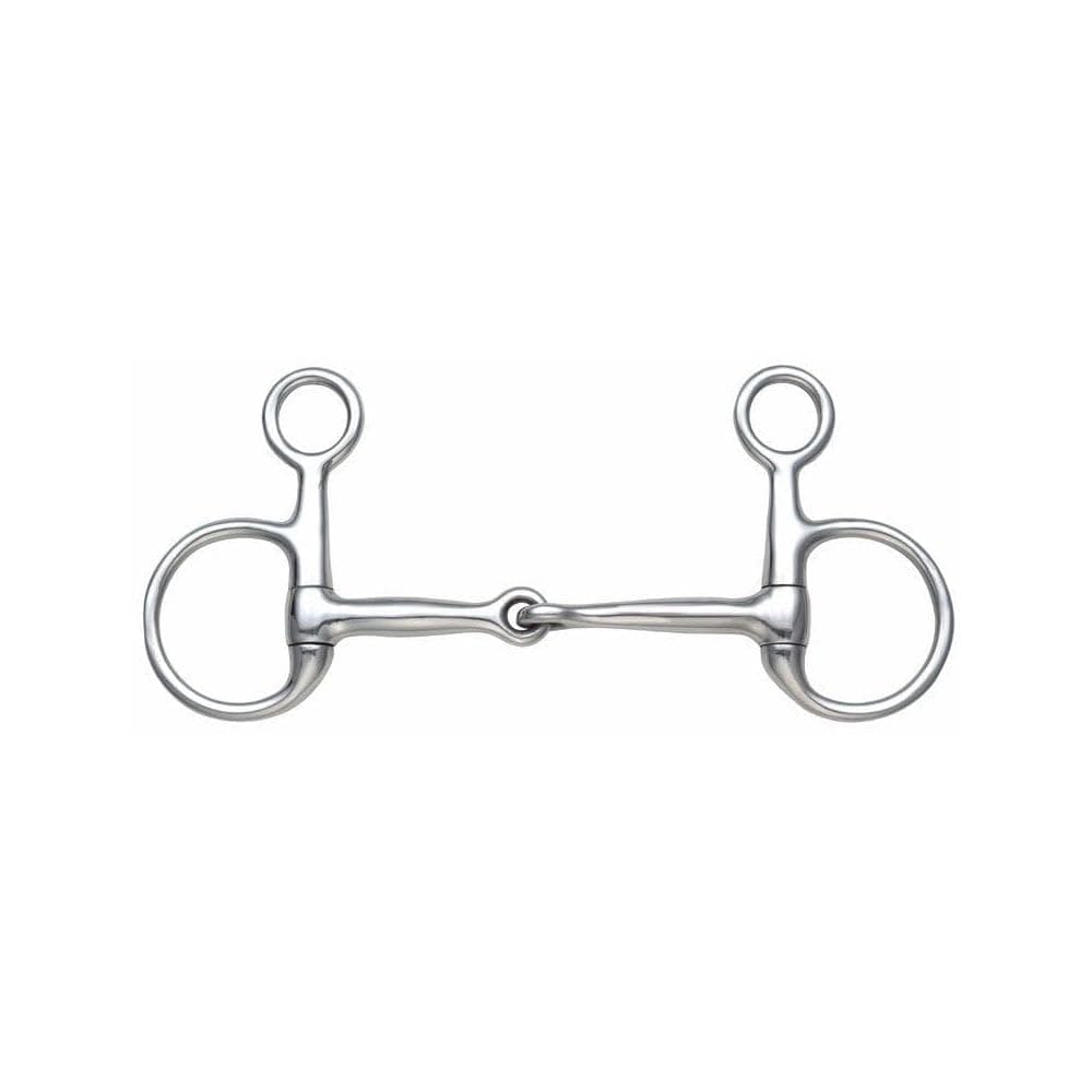 Shires Equestrian Hanging Cheek Snaffle Bit 5.5" Steel