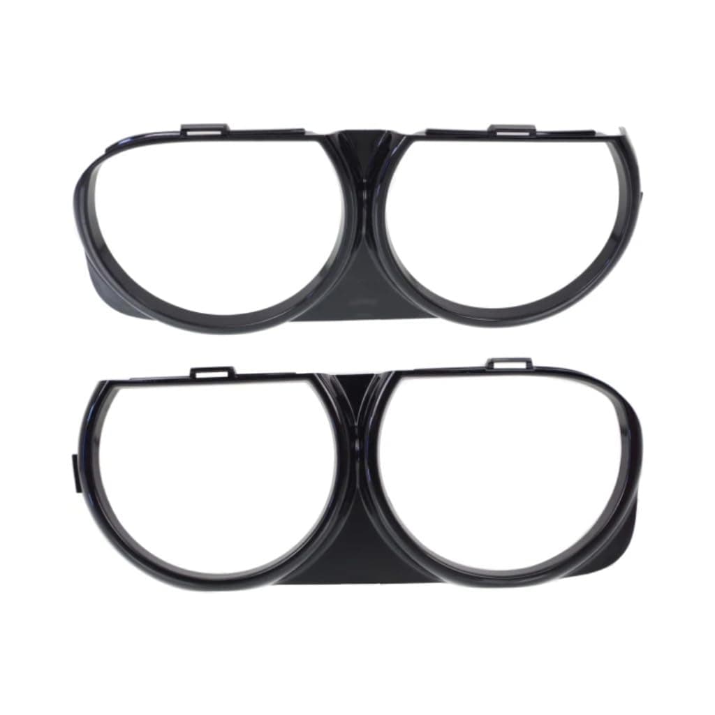 CarLights360 Headlight Bezel Set For Dodge Challenger 2015 2016 2017 Driver and Passenger Side For CH2511101