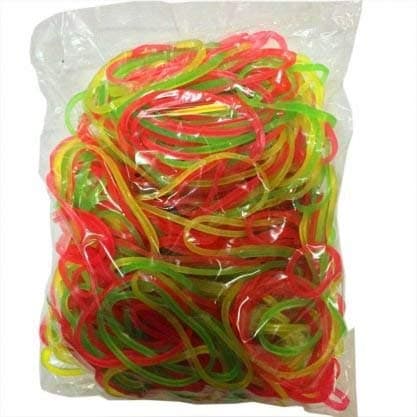 B&C Premium Quality Rubber Band for Kitchen, Home, Office, 2 inch, Multicolour (1 KG)