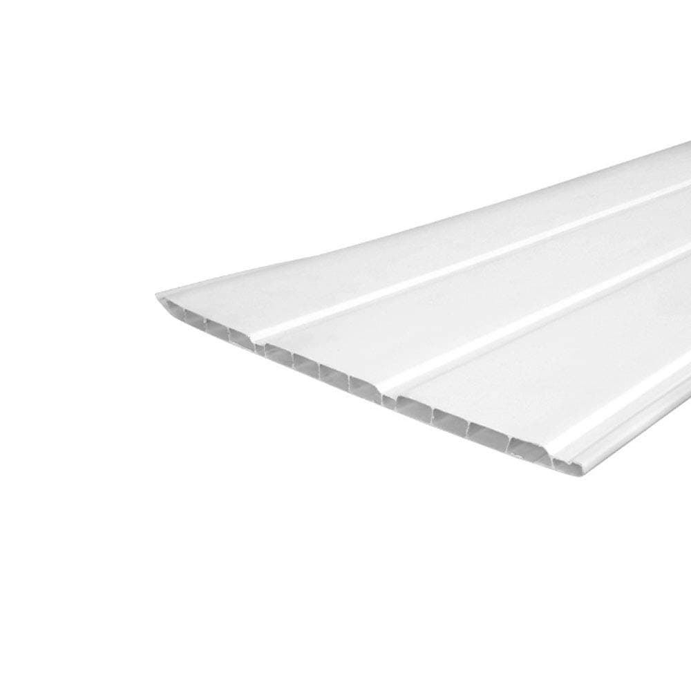 Eurocell Plastic Soffit Board, 5m Length x 300mm, White