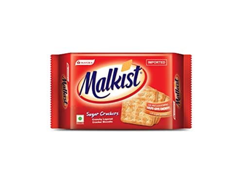 Malkist Sugar Cracker Biscuits | Family Pack | 110 gm (Pack of 10)