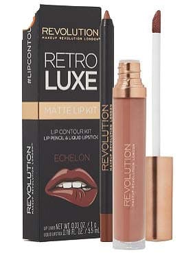 Makeup Revolution - Retro Luxe Matte Lip Kit - Echelon
