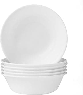 Corelle Vitrelle Cereal Bowls Winter Frost White, 6-Piece Set 532ml