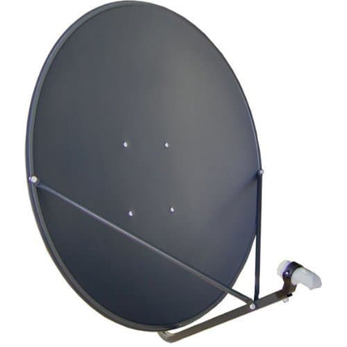 36"/90cm FTA Satellite Dish and .5dB NR SL1PLL Single Standard LNBF